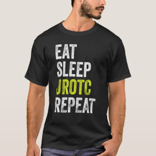 T-shirt Mangez le sommeil JROTC Répéter le ROTC Junior US