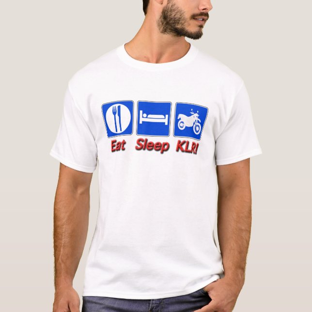 T-shirt Mangez le sommeil KLR (Devant)