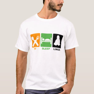 T-SHIRT MANGEZ LE SOMMEIL LINUX
