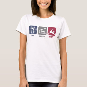 T-shirt Mangez le sommeil nient - le gardien de but du