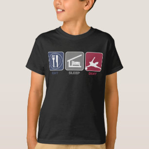 T-shirt Mangez le sommeil nient - le gardien de but du