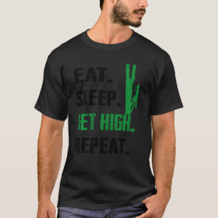 T-shirt Mangez le sommeil Obtenez haute répétition Arboris