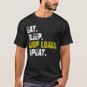 T-shirt Mangez le sommeil Pots Répéter la vie du camion