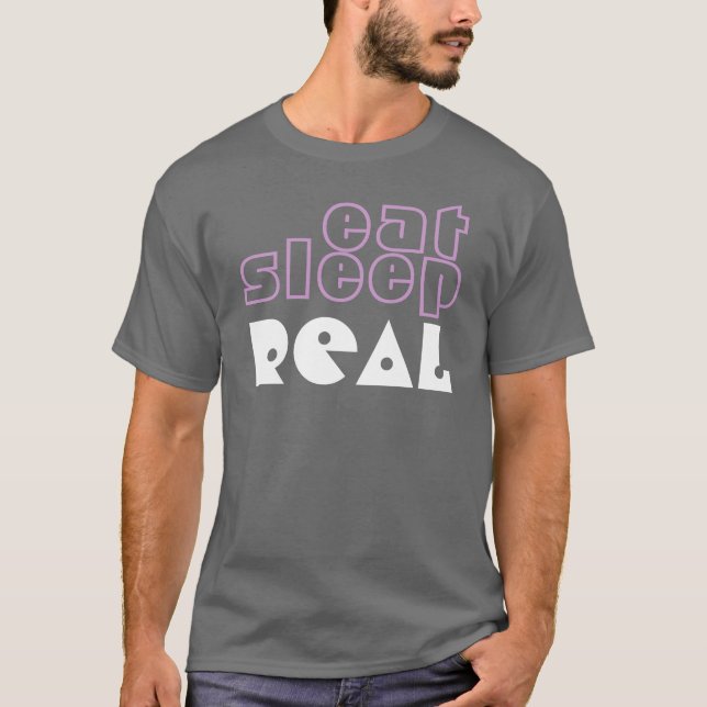 T-shirt mangez le sommeil vrai (Devant)