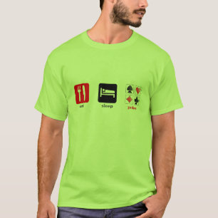 T-shirt Mangez le tisonnier de sommeil
