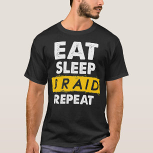 T-shirt Mangez le tresse de sommeil Répéter le tresse de c