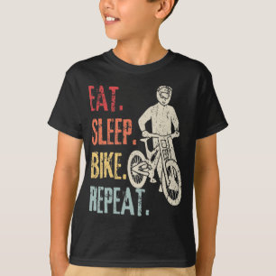 T-shirt Mangez le Vélo du sommeil Répétez le Vélo de m