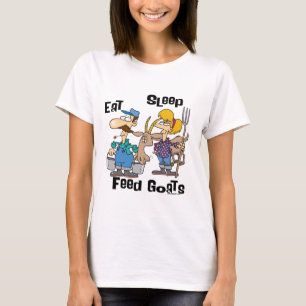 T-shirt Mangez les chèvres d'alimentation du sommeil