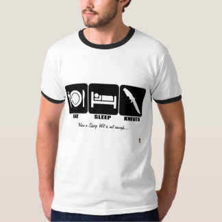 T-shirt Mangez les couteaux de sommeil