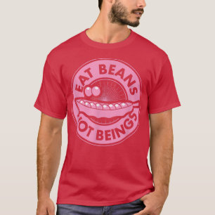 T-shirt Mangez les haricots pas les êtres Éthique Pro Vega