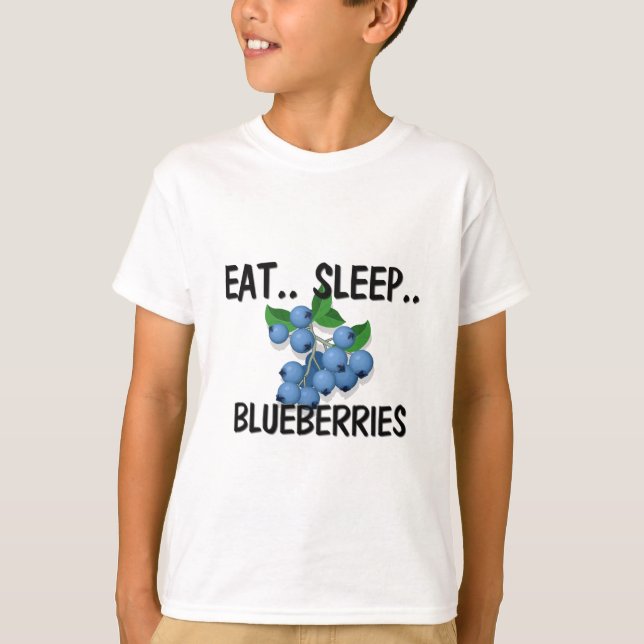 T-shirt Mangez les MYRTILLES de sommeil (Devant)