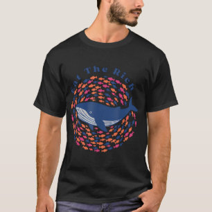 T-shirt Mangez Les Riches Baleine & Petit Poisson - Justic