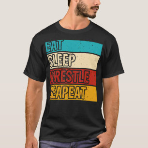 T-shirt Mangez luttes du sommeil Répétez les luttes des lu