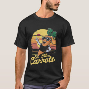 T-shirt Mangez Plus De Carottes Amoureux De Légumes Veggie