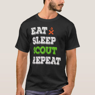 T-shirt Mangez Scoutisme Scoutisme Répéter Scoutisme