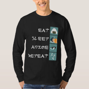 T-shirt Mangez Sleep Anime Novelity