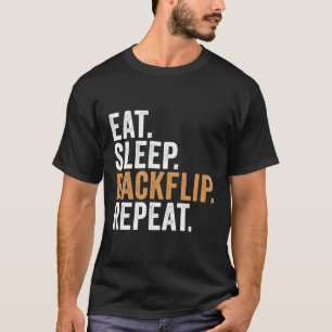 T-shirt Mangez Sleep Backflip Répéter Funny Tricking