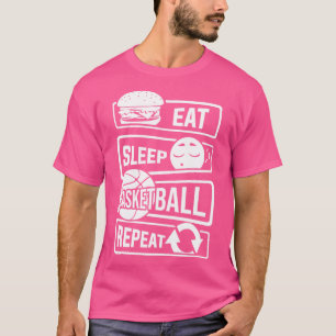 T-shirt Mangez Sleep Basketball Répéter Ball Sports (2)