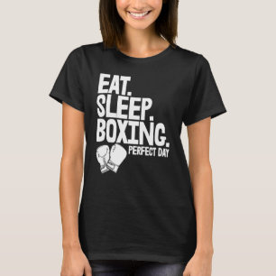 T-shirt Mangez Sleep Boxing Parfait Day Femmes Boxing Spor