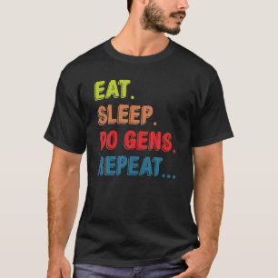 T-shirt Mangez Sleep Do Gens Répétez DBD Gaming Outfit