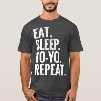 T-shirt Mangez Sleep Yo Yo Répéter
