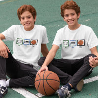 Mangez Sommeil Jouer Basket Basket Sport amusant E