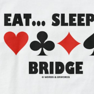 T-shirt Mangez… Sommeil… Pont (costumes de carte d'humour