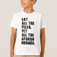 Mangez Toute La Pizza Pet Toutes Les Hounds Afghan