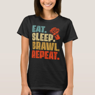 T-shirt Mangez un frein de sommeil Répétez les brasseurs o
