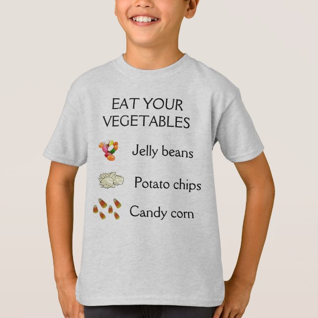 T-shirt Mangez vos légumes (Devant)