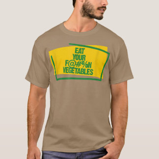 T-shirt Mangez vos légumes Funky Foodie Vegetariens