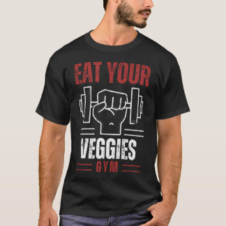 T-shirt Mangez Vos Légumes - Végétalien - Entraînement - S