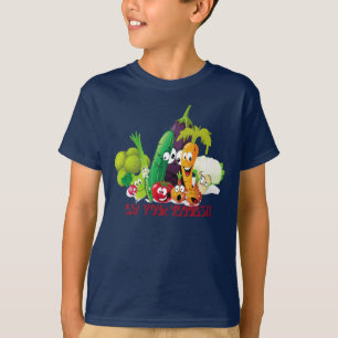 T-shirt Mangez votre chemise de légume