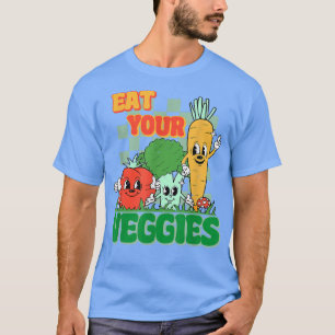 T-shirt Mangez votre Légume Farmer Market World Végétarien