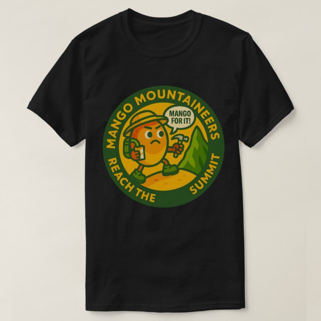 T-shirt Mango Mountaineers Reach The Summit (Design devant)