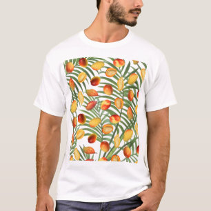 T-shirt Mango vintage et verdure Motif de fruits d'été