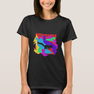 T-shirt Mangouste Animal Mosaïque Puzzle