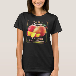 T-shirt Mangue Végétalien Fruits Et Légumes Sains