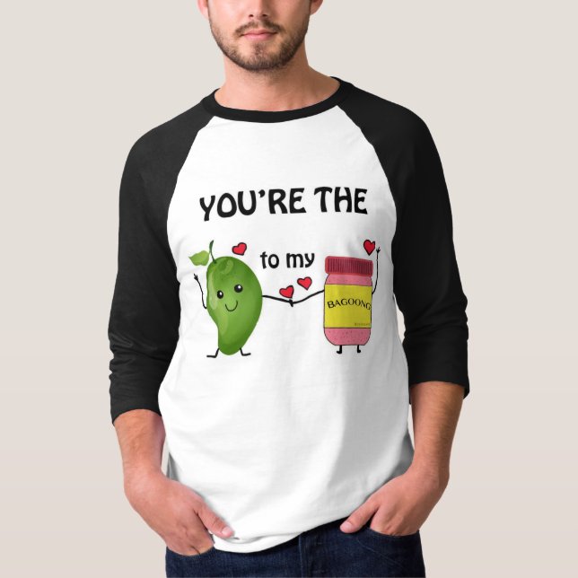 T-shirt Mangue verte et chemise des hommes de Bagoong (Devant)