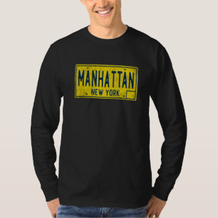 T-shirt Manhattan New York NY Retro USA Neighbority Licen
