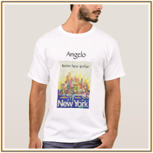 T-shirt Manhattan Skyline autochtone du New Yorker