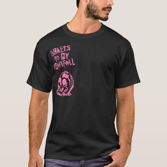 T-shirt Manhead Merch MGK Tickets to My Downfall Venue Pun (Devant)