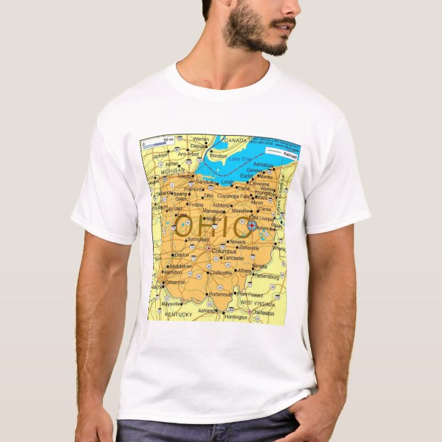 T-shirt Manière d'aller, l'Ohio ! (Devant)