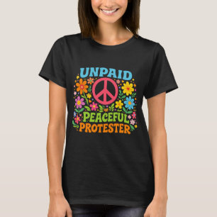T-shirt Manifestant Pacifique Impayé Rétro Activisme Pacif