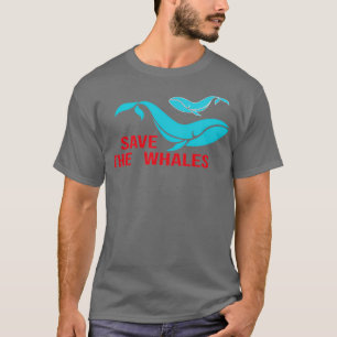 T-shirt Manifestation De Chasse Aux Baleines Sauvez Les Ba