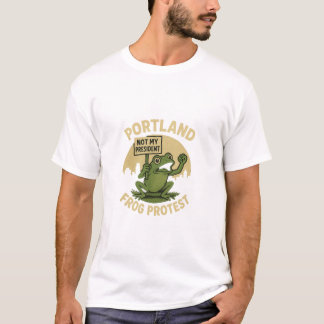 T-shirt Manifestation de Grenouille de Portland