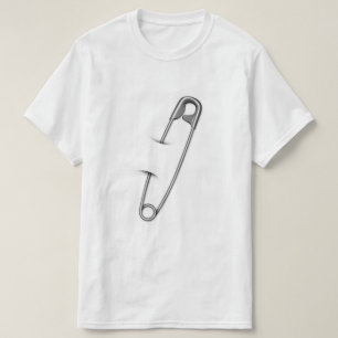 T-shirt Manifestation silencieuse sur la broche de sécurit