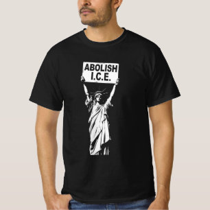 T-shirt Manifeste de la Statue de la Liberté – Abolir ICE