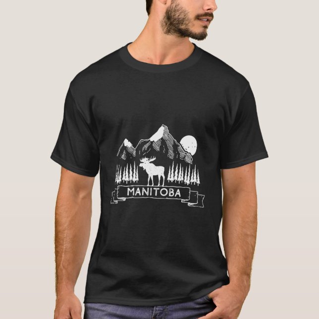 T-shirt Manitoba Canada Manitoba Manque-cadeau canadien d' (Devant)