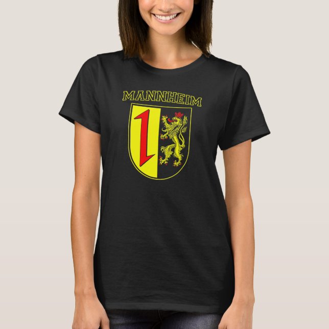 T-shirt Mannheim Allemagne Wappen/Crest (Devant)